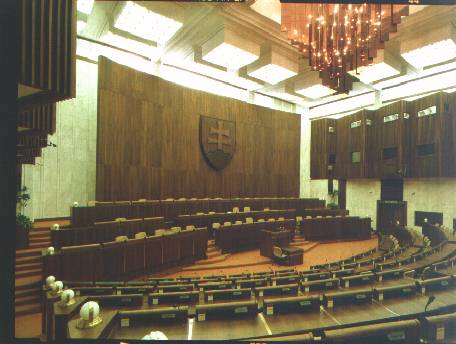 Interior of the National Council of the Slovak Republic 