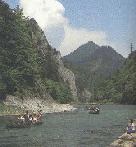 Rafting on river Dunajec(17549 bytes)